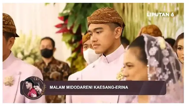 11 Momen Malam Midodareni Kaesang Pangarep dan Erina Gudono, Penuh Kehangatan