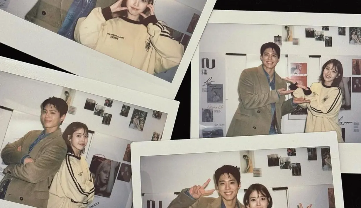Duo ini kemudian membawakan lagu "Not Spring, Love, or Cherry Blossoms" milik IU dan HIGH4. kata Park Bo Gum, "Sepanjang tahun lalu, saat syuting When Life Gives You Tangerines bersama IU, saya melihatnya dengan rajin mempersiapkan tur dunia bersamaan dengan syuting dramanya." (Foto: Instagram/ bogummy)