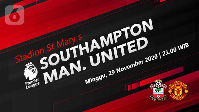 Southampton vs Manchester United (Liputan6.com/Abdillah)