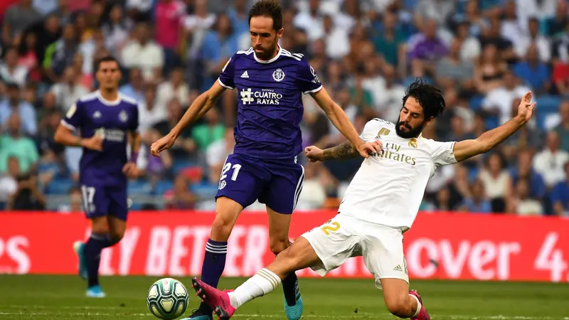 FOTO: Valladolid Berhasil Menahan Real Madrid di Santiago Bernabeu