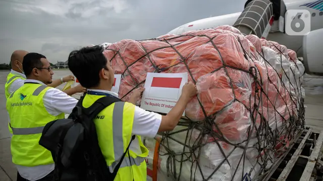 140 Ton Bantuan Logistik untuk Korban Gempa Turki-Suriah