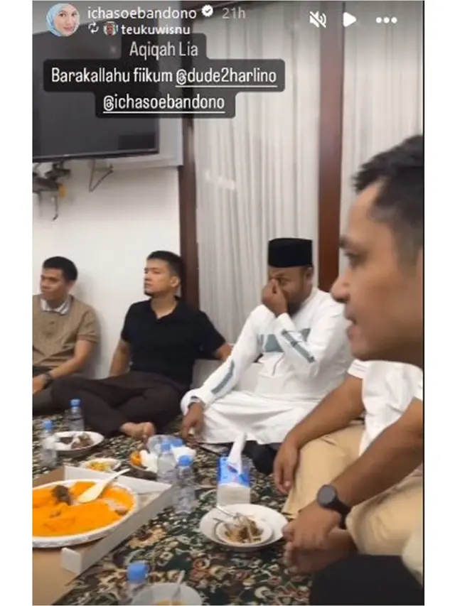 6 Potret Akikah Anak Ketiga Alyssa Soebandono dan Dude Harlino, Penuh Khidmat
