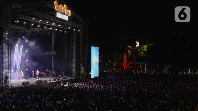 Suasana Malam Pangggung Pestapora 2022