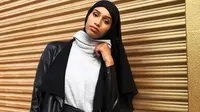 Model berhijab pertama yang tampil di Melbourne Fashion Festival. (dok. Instagram @iamxanaan/https://www.instagram.com/p/BiwhImSncaC/Putu Elmira)