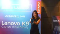 Penampakan smartphone Lenovo K9. Liputan6.com/ Agustin Setyo Wardani