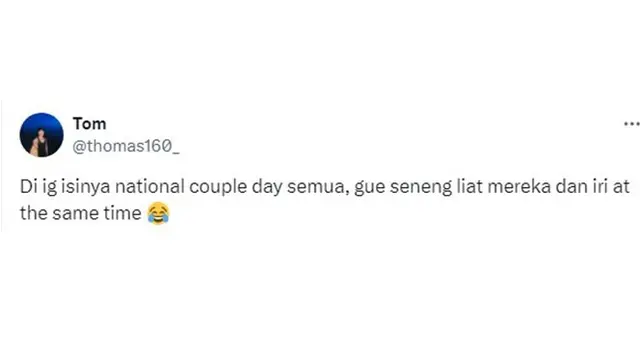 8 Curhatan Netizen Soal 'National Couple Day' Ini Bikin Si Jomblo Senyum Tipis