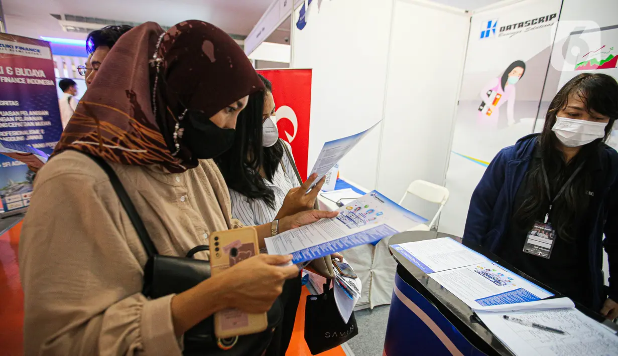 Ada sekitar 5.000 lowongan pekerjaan yang ditawarkaan untuk para pencari kerja. (Liputan6.com/Faizal Fanani)