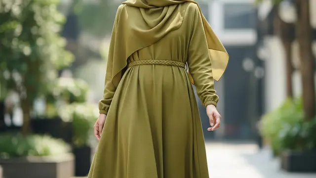 Model Gamis Woolpeach Harian Anti Gerah