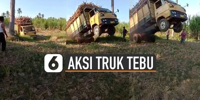 VIDEO: Aksi Truk Tebu bak Film Fast Furious