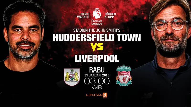 Prediksi Huddersfield Town vs Liverpool