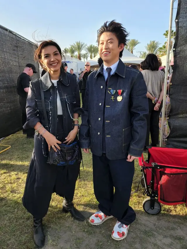 Najwa Shihab Nonton Coachella 2022 (Foto: Instagram @najwashihab)