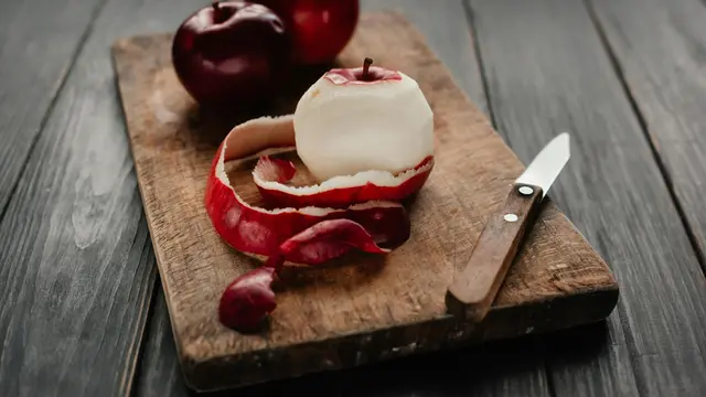 Ilustrasi Kulit Apel