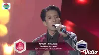 Peserta Asal Thailand Ini Mampu Menikmati Panggung D'Academy Asia 5. sumberfoto: Indosiar