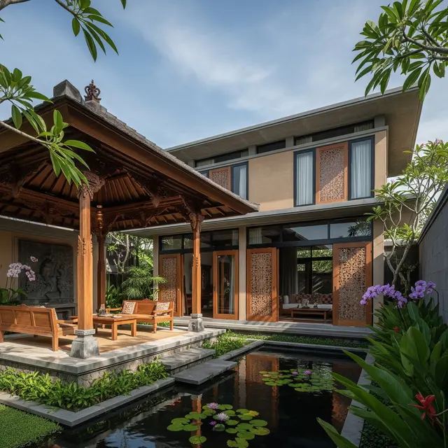 rumah atap datar
