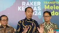 Presiden Joko Widodo atau Jokowi meminta Prabowo Subianto dan Gibran Rakabuming Raka segera mempersiapkan program dan perencanaan yang dikampanyekan. (Merdeka).