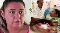 Laura Ponce, seorang guru taman kanak-kanak di Lins, Brazil, ini menderita kondisi aneh yang menyebabkannya menangis air mata 'kristal'.