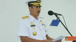 Citizen6, Surabaya: Dankobangdikal Laksamana Pertama  TNI Djoko Teguh Wahojo membuka Pendidikan Lanjutan Perwira (Diklapa) TNI AL Angkatan ke-20 yang diikuti 150 orang perwira Pertama, Senin (2/7). (Pengirim: Penkobangdikal)
 