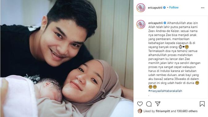 Erica Putri (Foto: Instagram/@ericaputrii)