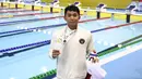 Tak hanya meraih emas, Akuatik Indonesia juga turut menyumbangkan medali perak di nomor yang sama atas nama Farel Armandio Tangkas. (Dok. PB Akuatik Indonesia)