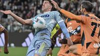 Juventus bermain imbang versus Atalanta pada lanjutan Liga Italia 2025/2026. (Isabella BONOTTO / AFP)