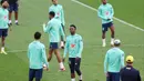 Spanyol mengadakan pertandingan persahabatan melawan Brasil di Santiago Bernabeu. (Pierre-Philippe MARCOU/AFP)
