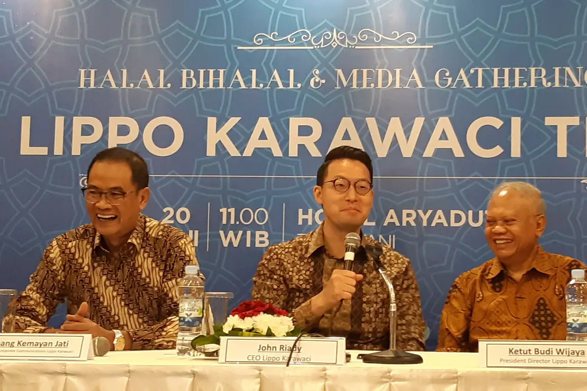 Chief Executive Officer (CEO) PT Lippo Karawaci Tbk (LPKR) John Riady menjelaskan bahwa perusahaan akan membangun 100 ribu rumah dengan nilai investasi Rp 100 triliun.