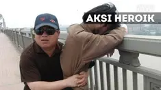 Pria yang bekerja di perusahaan logistik telah menyelamatkan 321 orang yang akan bunuh diri dengan cara terjun dari jembatan