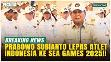 Resmi! Prabowo Subianto Lepas Kontingen Indonesia ke SEA Games 2025 di Istana Negara