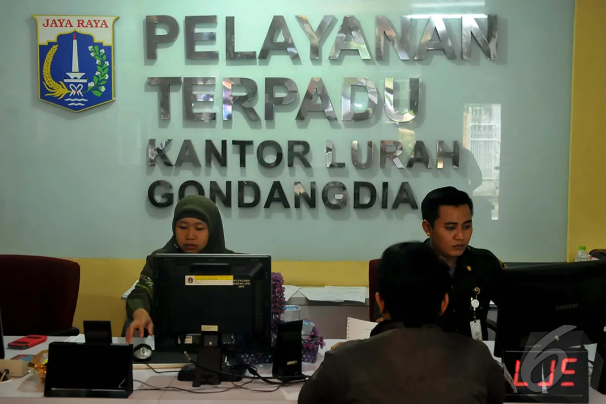 Pelayanan Terpadu Satu Pintu di Kelurahan Gondangdia