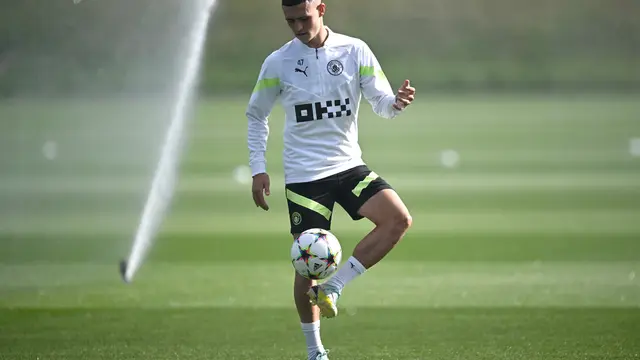 Intip Latihan Manchester City Jelang Hadapi Sevilla di Liga Champions