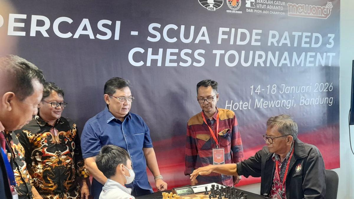 Percasi Scua Fide Rated 3 Chess Tournament 2026 Digelar di Bandung, Momen Dongkrak Elo Rating