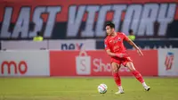 Pemain Persija Jakarta, Rizky Ridho saat menghadapi Borneo FC pada laga pekan ke-7 BRI Liga 1 2023/2024 di Stadion Patriot Candrabhaga, Bekasi, Rabu (9/8/2023). (Bola.com/Bagaskara Lazuardi)