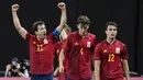 La Furia Roja hanya mampu mengalahkan Australia dengan skor tipis 1-0 lewat gol di sisa sepuluh menit laga. (Foto: AP/Silvia Izquierdo)