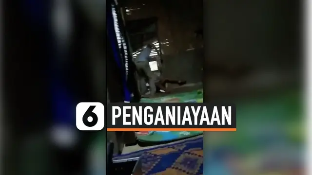 VIDEO: Penganiaya Anak Istri yang Viral di Media Sosial Ditangkap Polisi