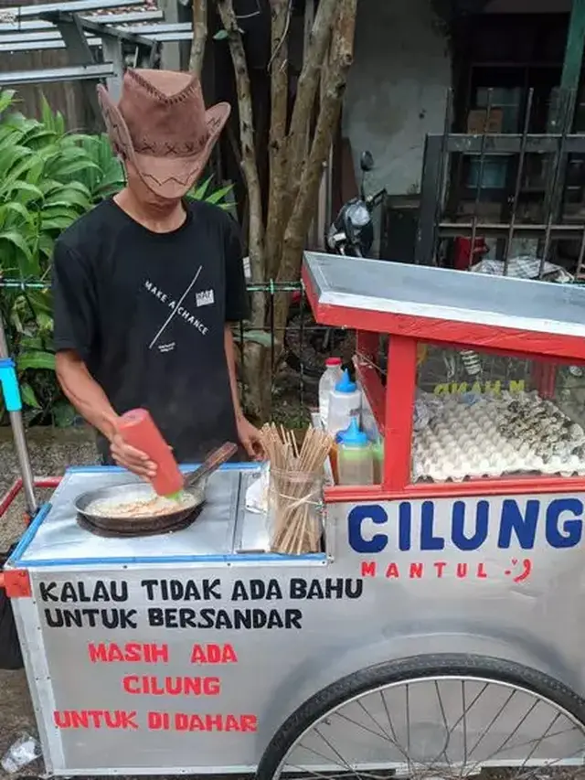 6 Tulisan Bak Gombalan di Gerobak Jualan Ini Bikin Pembeli Senyum Sendiri