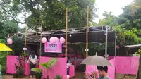 Salah satu TPS bernuansa valentine di Kota Kupang, NTT (Liputan6.com/Ola Keda)