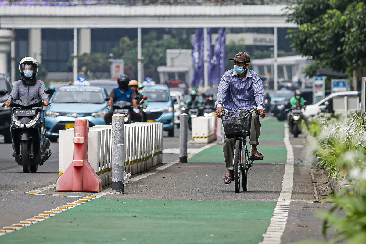 Jalur Sepeda Permanen Bakal Dibongkar