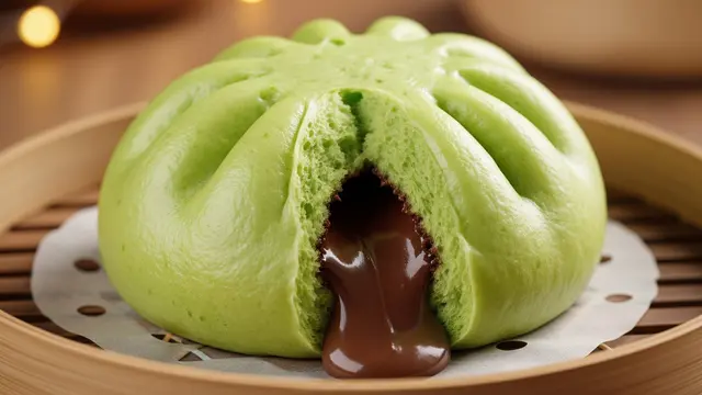 Bakpao Pandan Isi Cokelat
