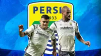 Persib Bandung - Ciro Alves dan David da Silva (Bola.com/Adreanus Titus)