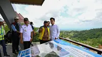 Gibran Tinjau Proyek Bendungan Jlantah Karanganyar, Minta Pembangunan Selesai Sesuai Target