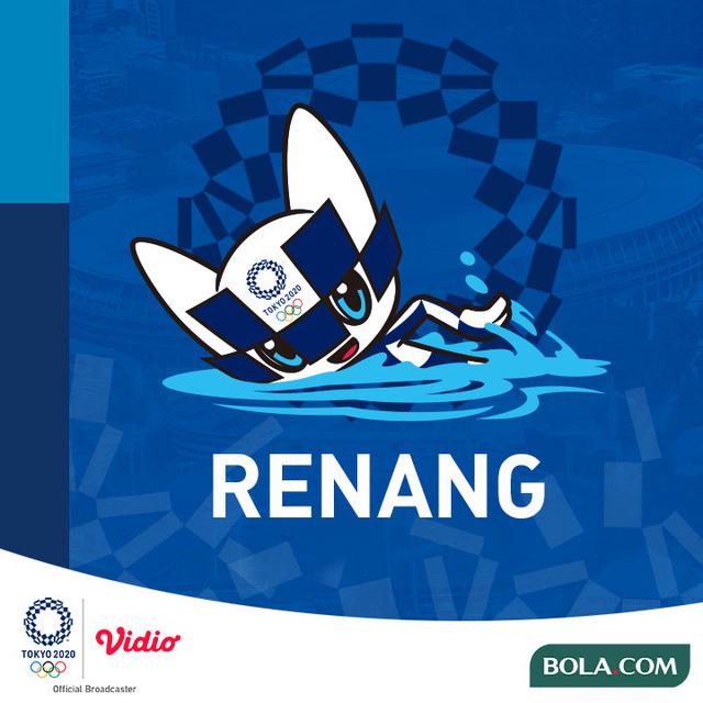 Olimpiade 2020 - Ilustrasi cabang olahraga renang