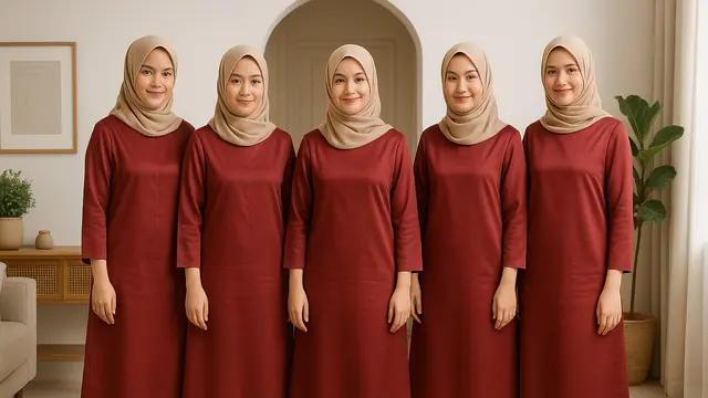 ⁠7 Model Baju Bridesmaid Satin Polos, Tampilan Modis dan Kekinian