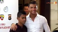 Bocah ajaib tsunami Aceh, Martunis, bertemu Ronaldo