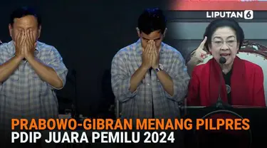 Mulai dari Prabowo-Gibran menang Pilpres hingga PDIP juara Pemilu 2024, berikut sejumlah berita menarik News Flash Liputan6.com.