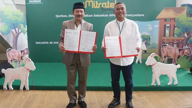 BAZNAS Siap Salurkan 3.467 Paket Daging Kurban dari Mitratel ke Sejumlah Daerah