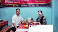Warganet Menyinggung Lokasi Pertemuan Gibran Rakabuming Raka dan Puan Maharani yang Serba Merah. Gibran pun Ngeles dan Mengatakan Itu Branding Kecap Lombok Gandaria