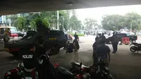 Suasana Pos Polisi di Slipi/Palmerah Pasca Bom Sarinah (Firman/Lioputan6.com)