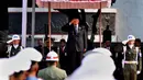 Presiden SBY menjadi inspektur upacara peringatan Hari Kesaktian Pancasila di Monumen Lubang Buaya, Jakarta, (1/10/14). (Liputan6.com/Johan Tallo)