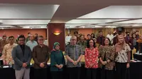 Deputi Bidang Koordinasi Pengembangan Wilayah dan Tata Ruang Wahyu Utomo dalam sambutannya pada acara Focus Group Discussion (FGD) yang bertema “Mewujudkan Rencana Detail Tata Ruang (RDTR) Berkualitas untuk Mendorong Pertumbuhan Perkotaan Berkelanjutan Guna Mencapai Indonesia Emas 2045”. (Dok. Kemenko Perekonomian)