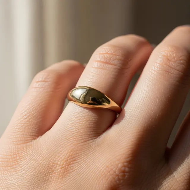 Model Cincin Emas yang Cocok untuk Tangan Gemuk